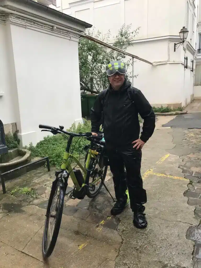 Auxilia x Marc Fontanès à vélo